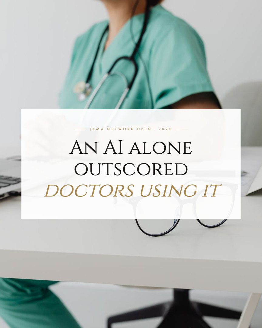 Crescent Discovery Series cover: An AI alone outscored doctors using it