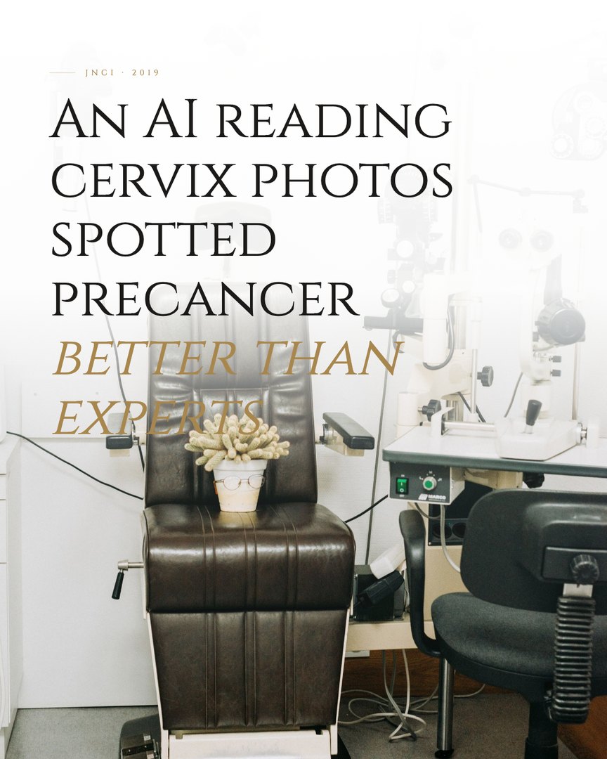 Crescent Discovery Series cover: An AI reading cervix photos spotted precancer better than experts
