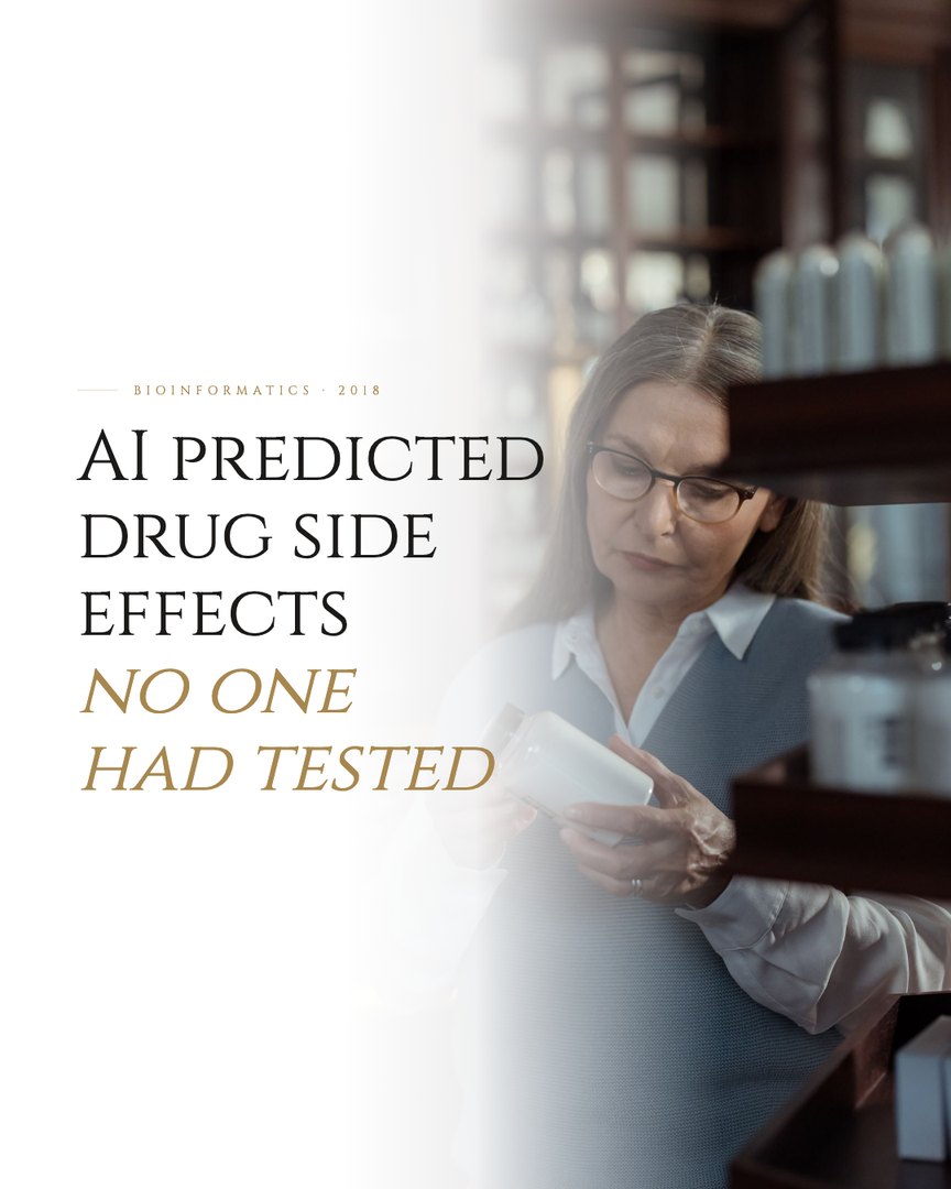 Crescent Discovery Series cover: AI predicted drug side effects no one had tested