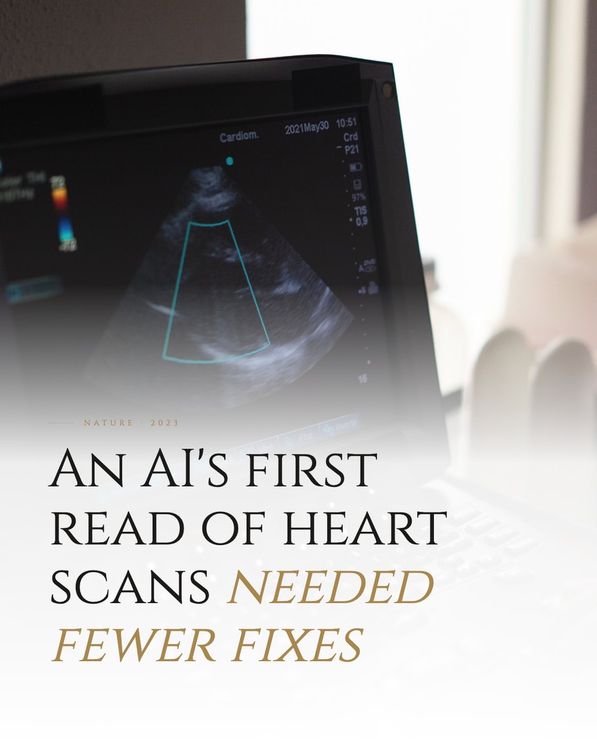 Crescent Discovery Series cover: An AI's first read of heart scans needed fewer fixes
