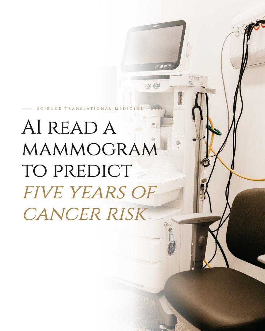 Crescent Discovery Series cover: AI read a mammogram to predict five years of cancer risk