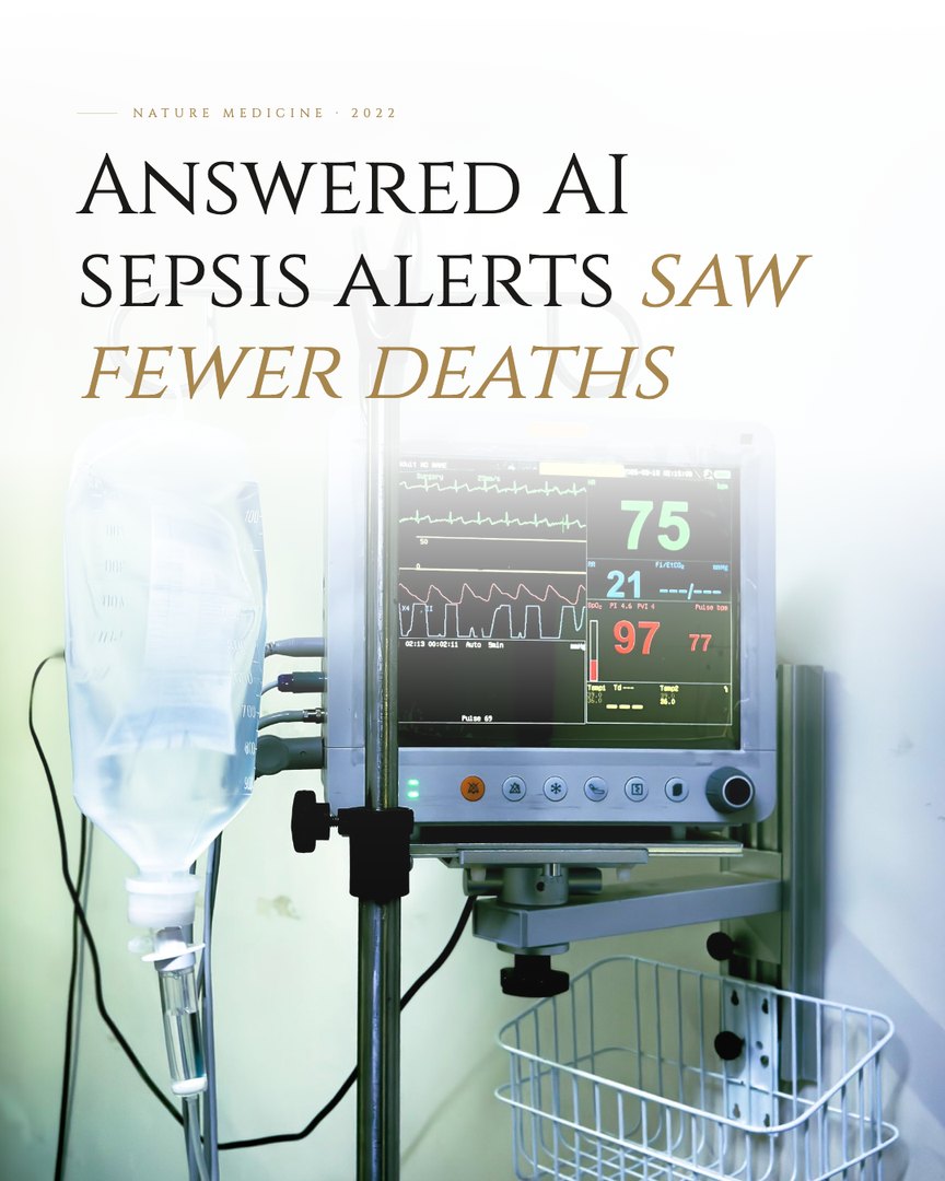 Crescent Discovery Series cover: Answered AI sepsis alerts saw fewer deaths