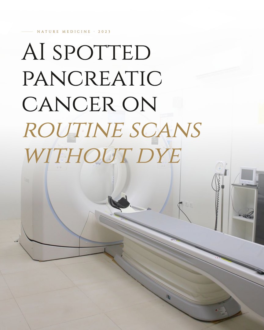 Crescent Discovery Series cover: AI spotted pancreatic cancer on routine scans without dye