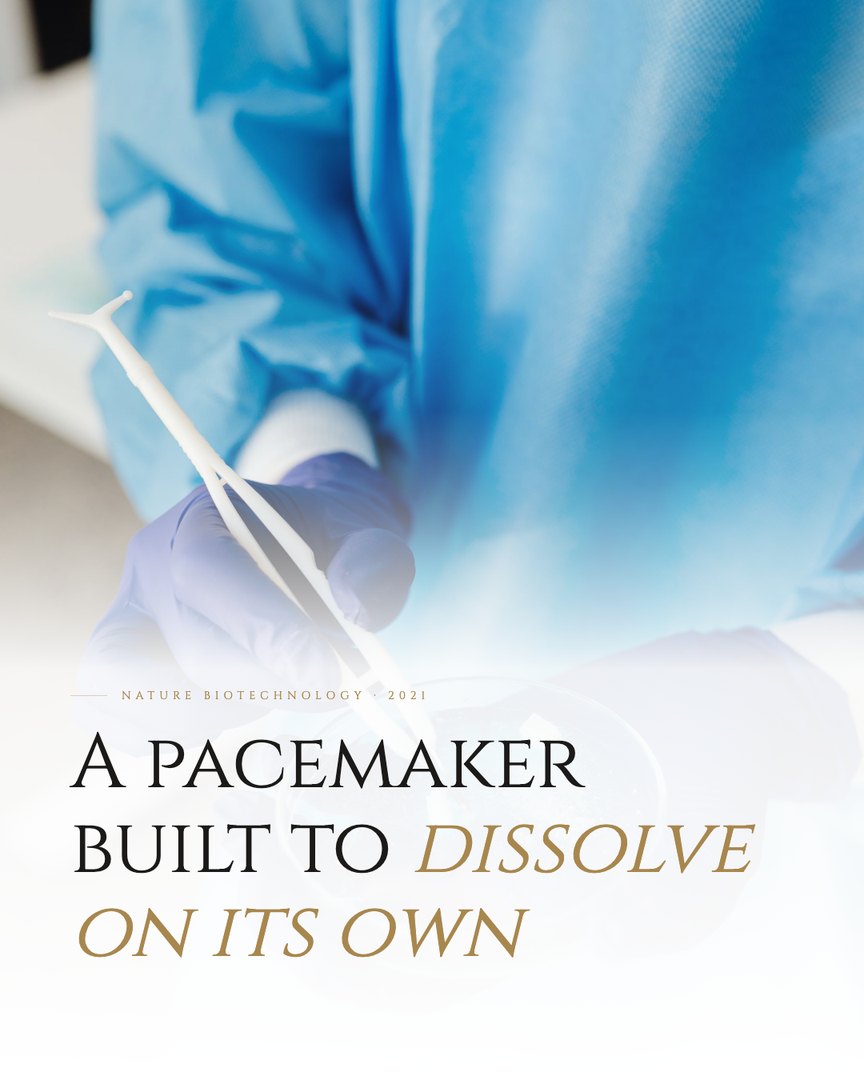 Crescent Discovery Series cover: A pacemaker built to dissolve on its own