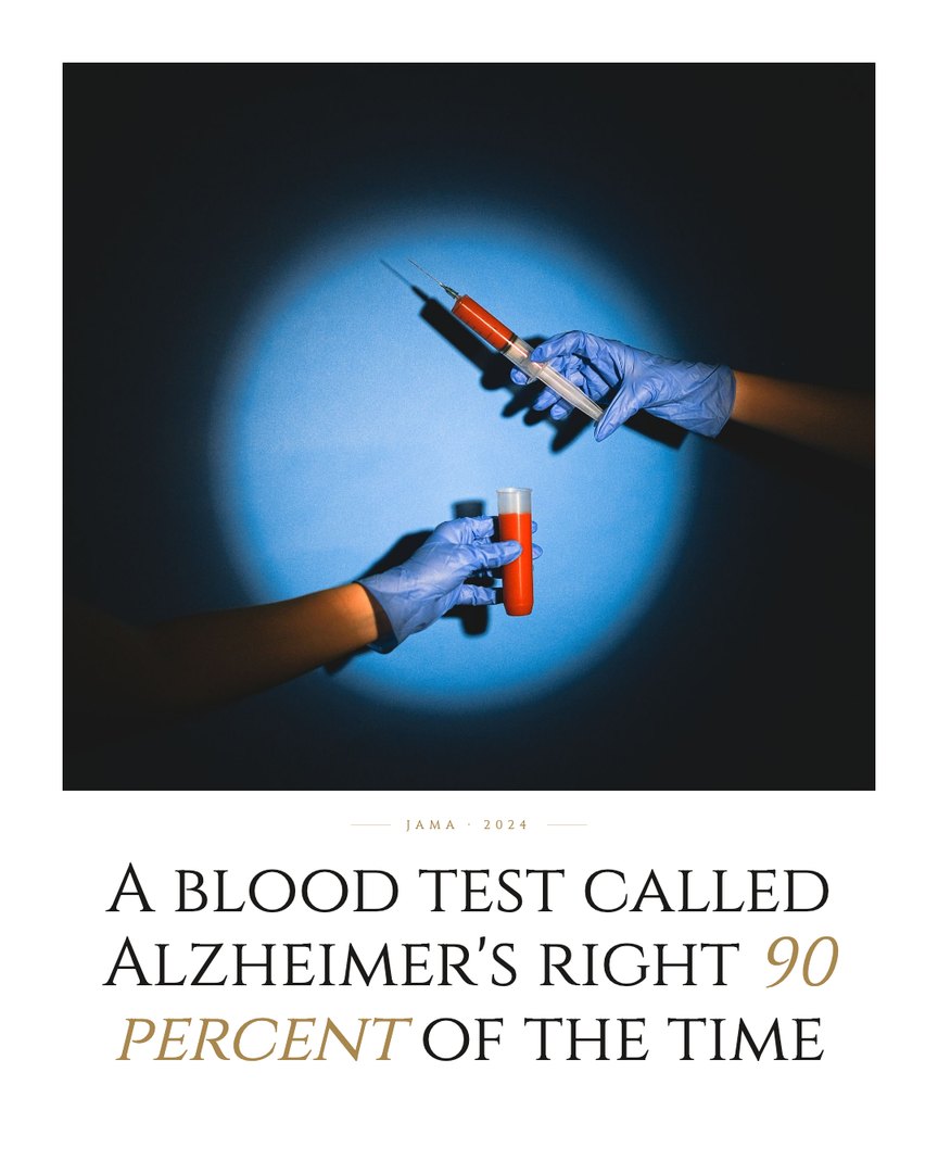 Crescent Discovery Series cover: A blood test called Alzheimer's right 90 percent of the time