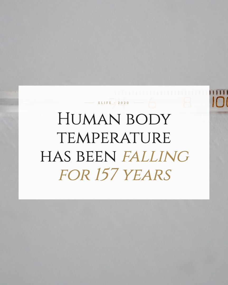 Crescent Discovery Series cover: Human body temperature has been falling for 157 years