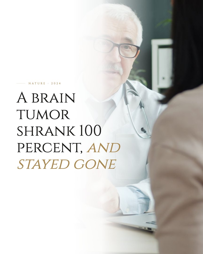Crescent Discovery Series cover: A brain tumor shrank 100 percent, and stayed gone