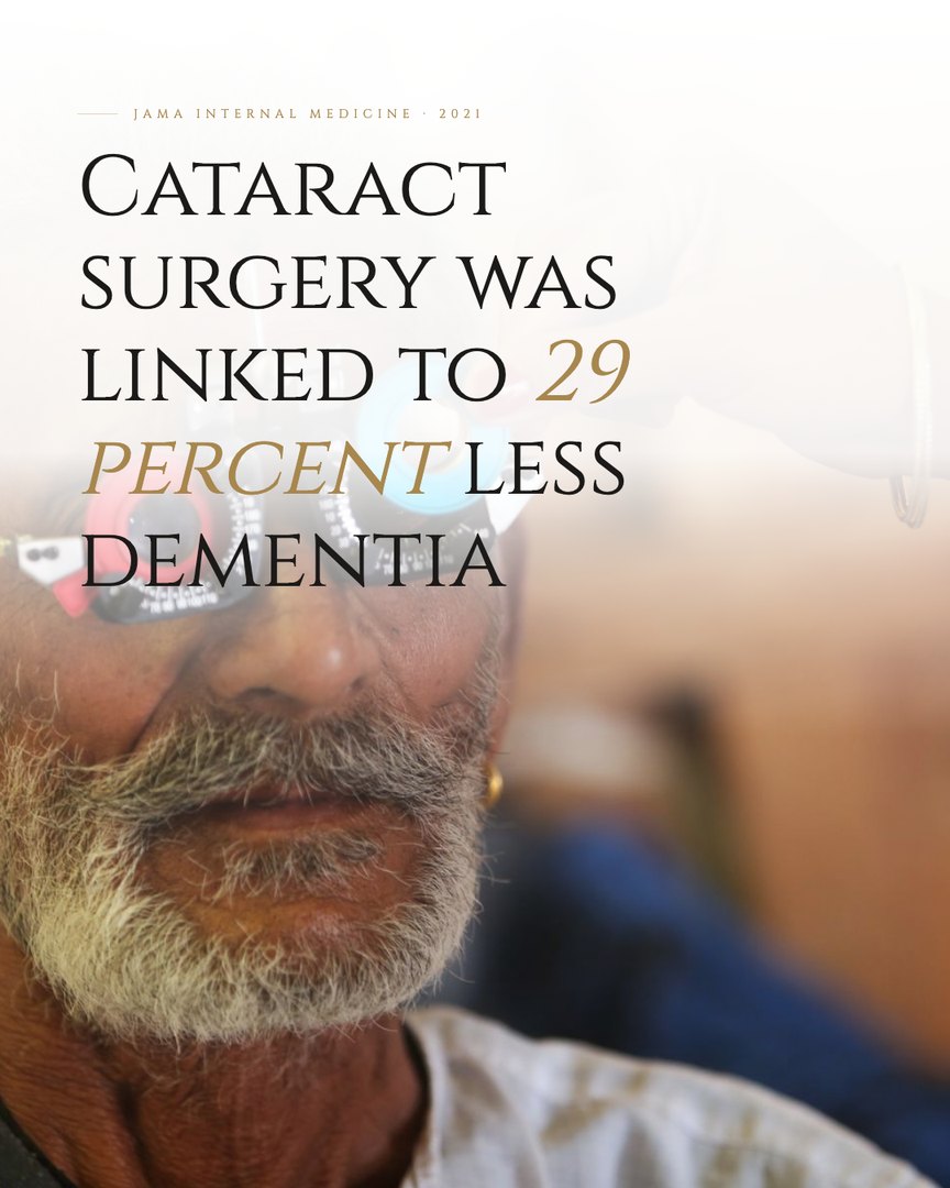 Crescent Discovery Series cover: Cataract surgery was linked to 29 percent less dementia