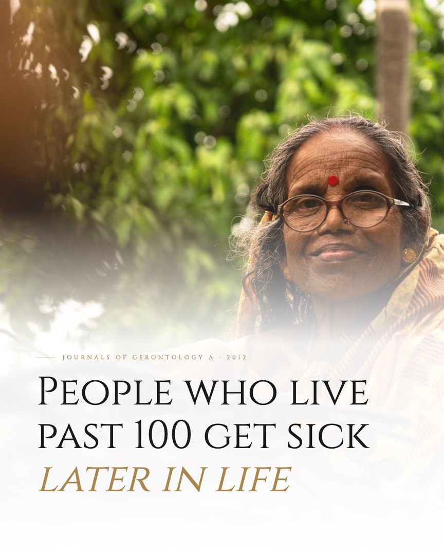 Crescent Discovery Series cover: People who live past 100 get sick later in life