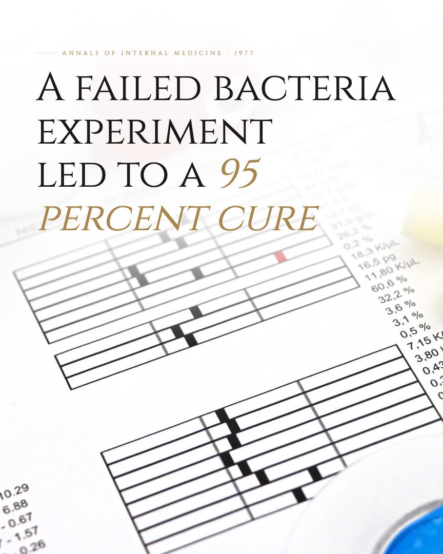Crescent Discovery Series cover: A failed bacteria experiment led to a 95 percent cure