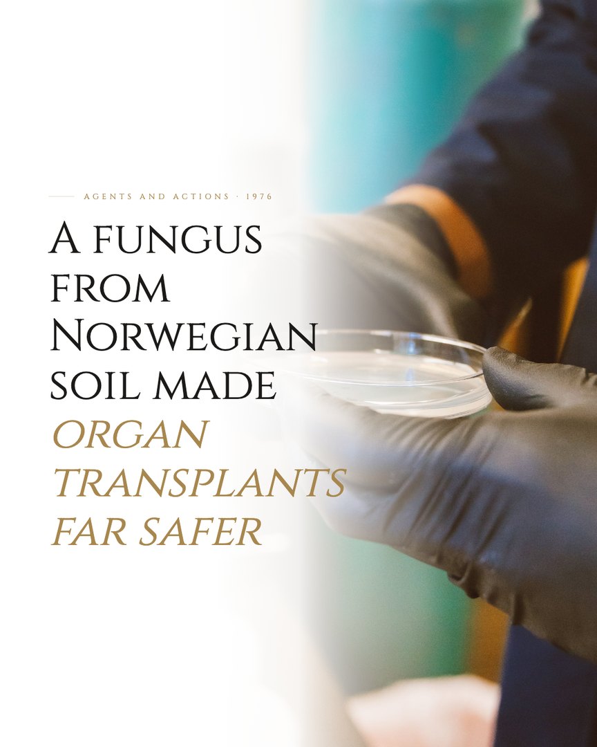Crescent Discovery Series cover: A fungus from Norwegian soil made organ transplants far safer
