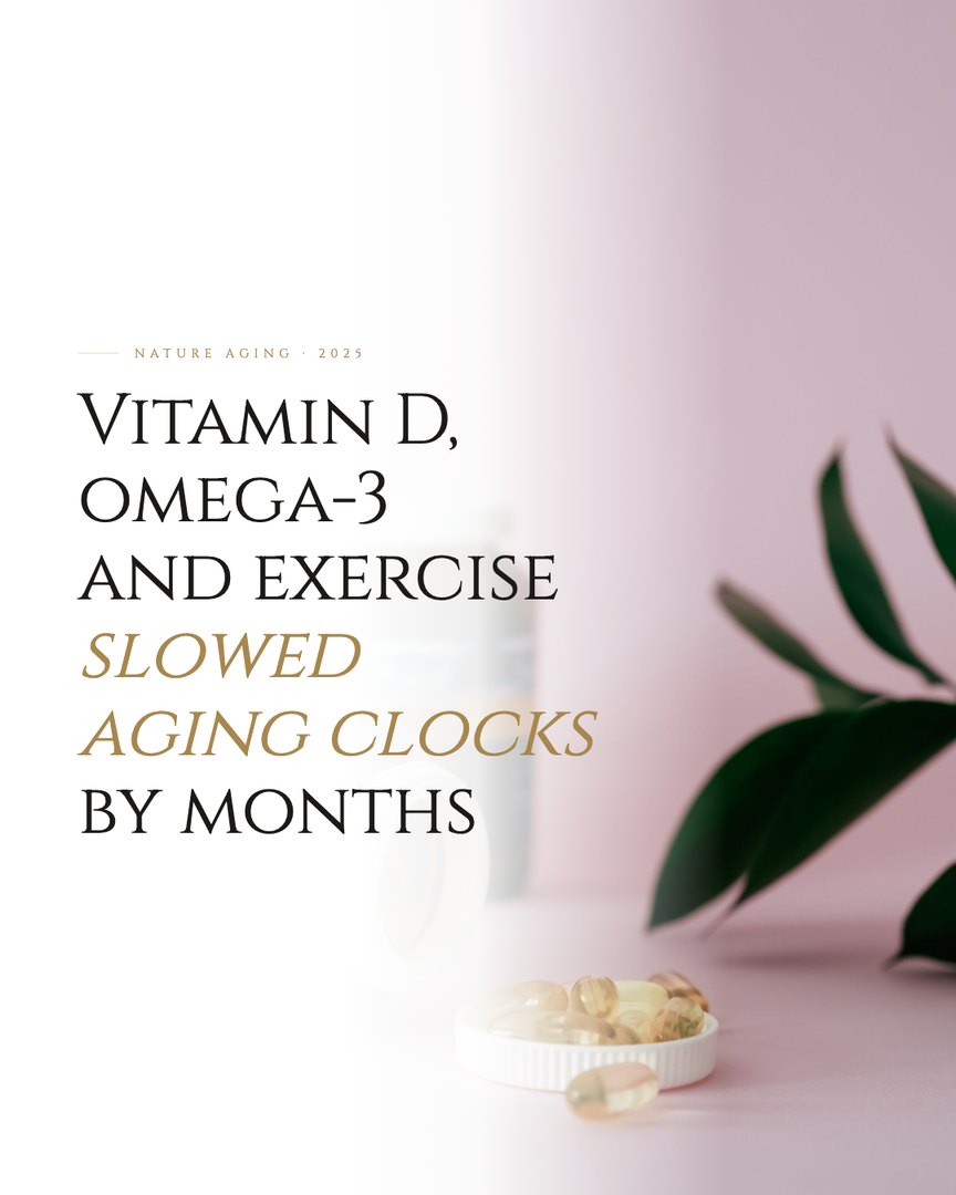 Crescent Discovery Series cover: Vitamin D, omega-3 and exercise slowed aging clocks by months