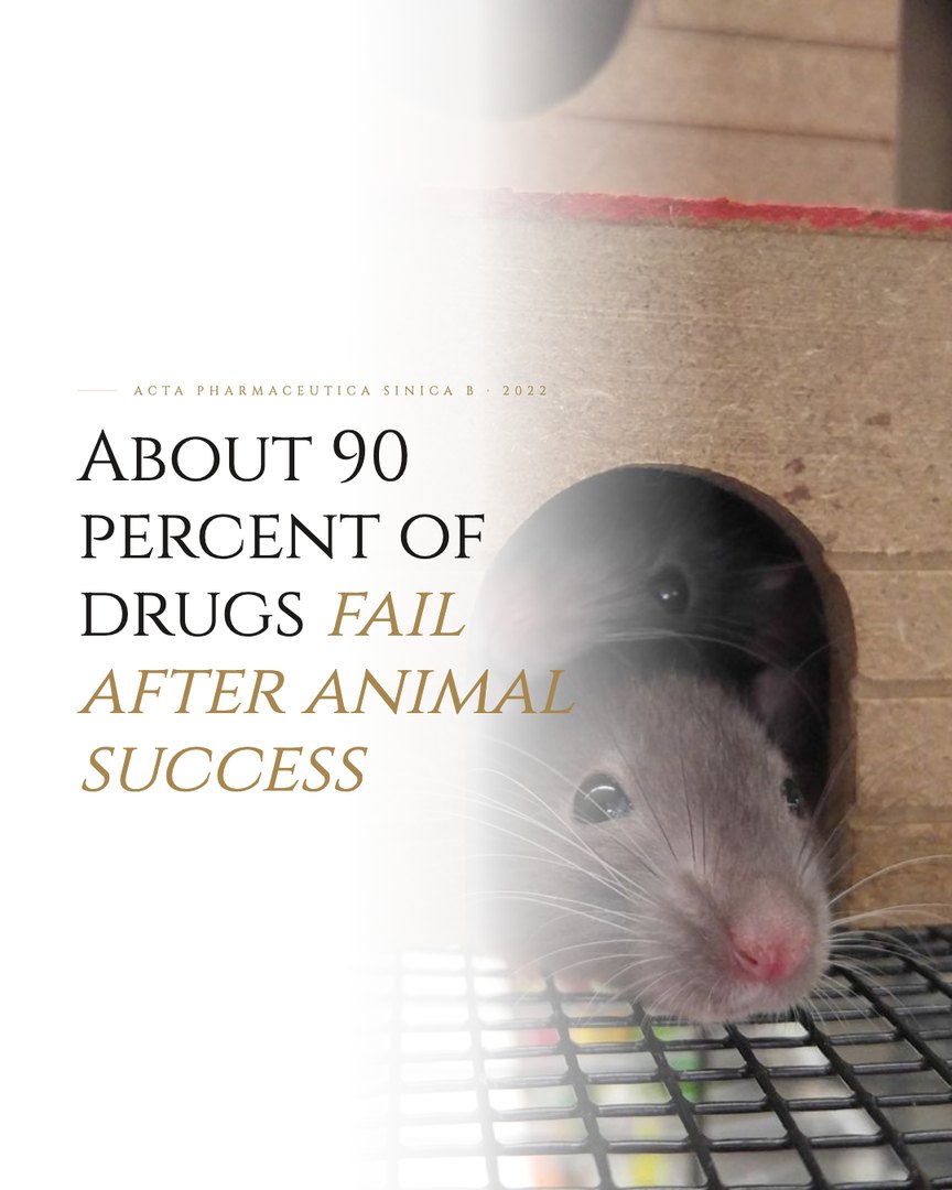Crescent Discovery Series cover: About 90 percent of drugs fail after animal success