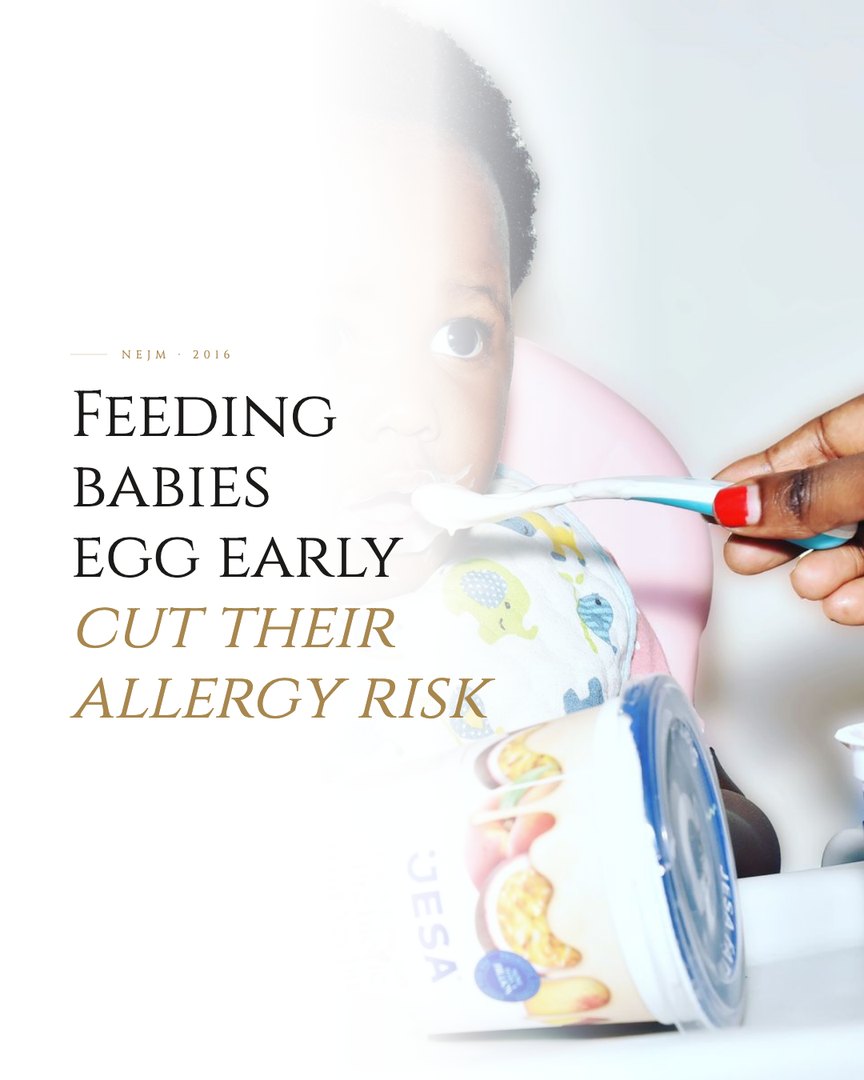 Crescent Discovery Series cover: Feeding babies egg early cut their allergy risk