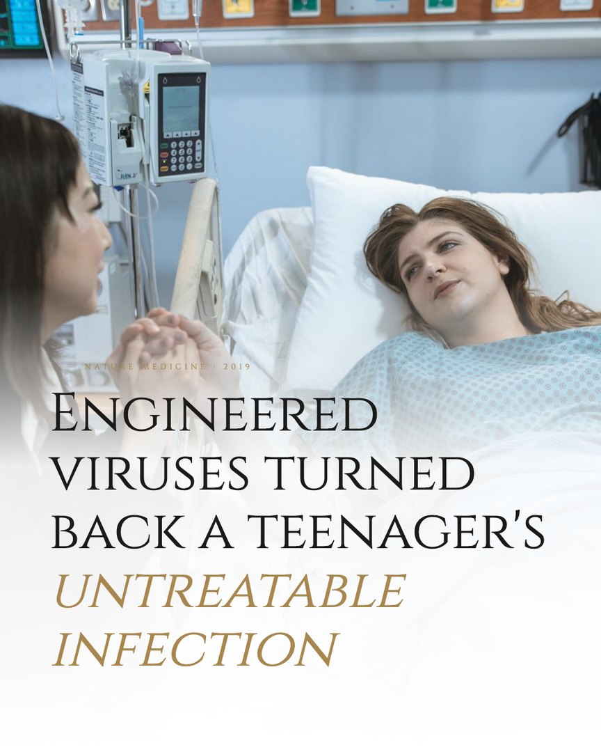Crescent Discovery Series cover: Engineered viruses turned back a teenager's untreatable infection