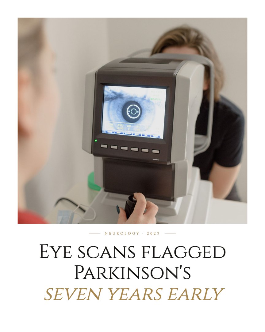 Crescent Discovery Series cover: Eye scans flagged Parkinson's seven years early