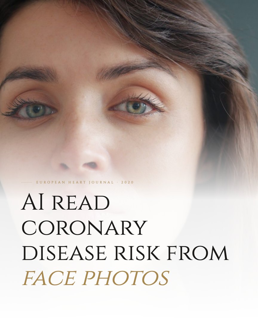 Crescent Discovery Series cover: AI read coronary disease risk from face photos