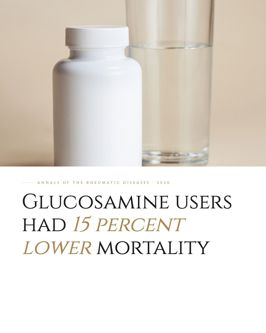 Crescent Discovery Series cover: Glucosamine users had 15 percent lower mortality