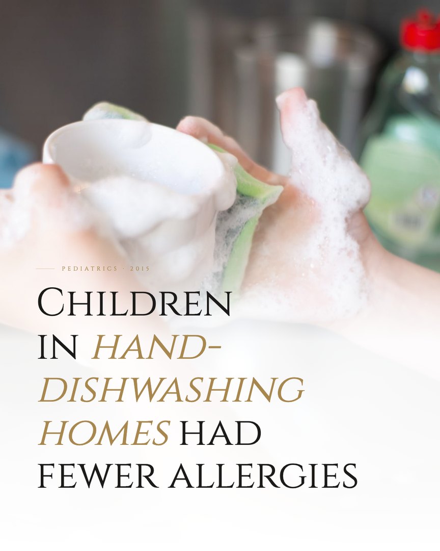 Crescent Discovery Series cover: Children in hand-dishwashing homes had fewer allergies