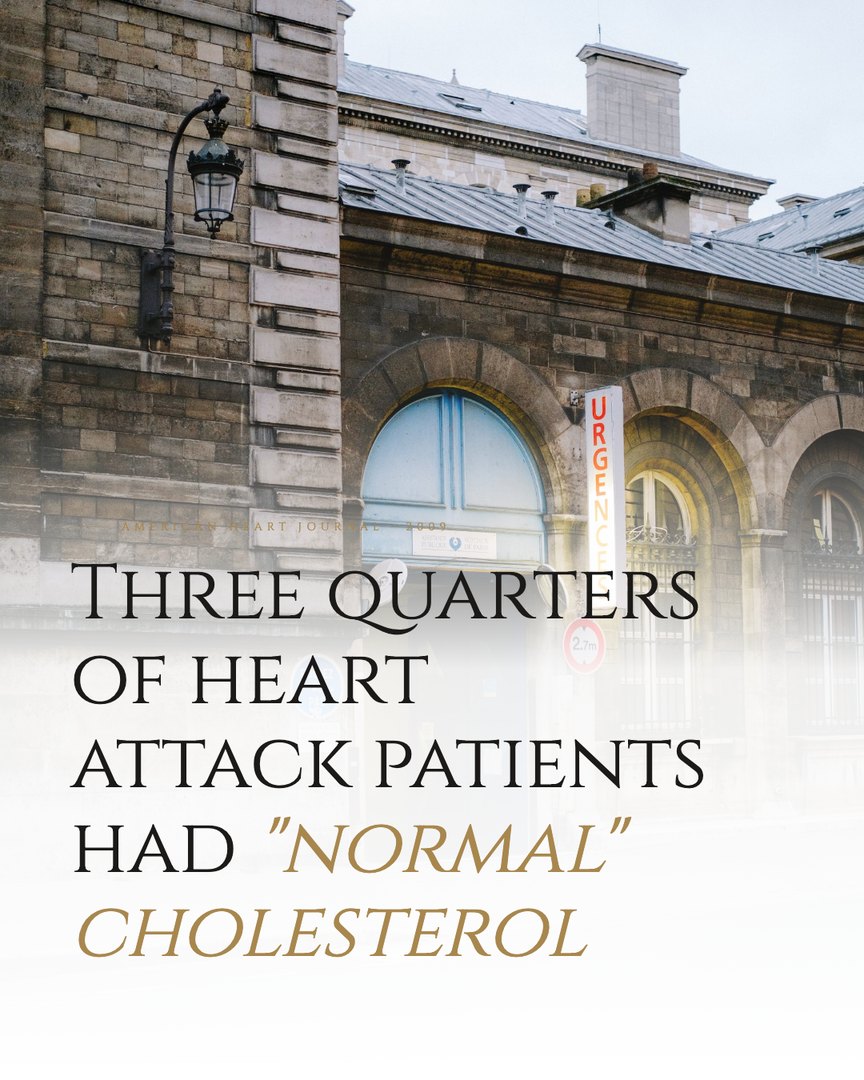 Crescent Discovery Series cover: Three quarters of heart attack patients had "normal" cholesterol