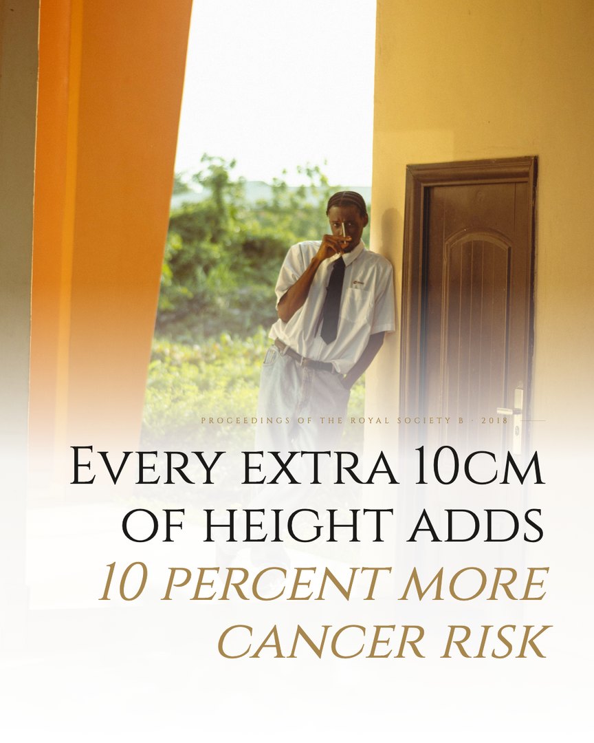 Crescent Discovery Series cover: Every extra 10cm of height adds 10 percent more cancer risk