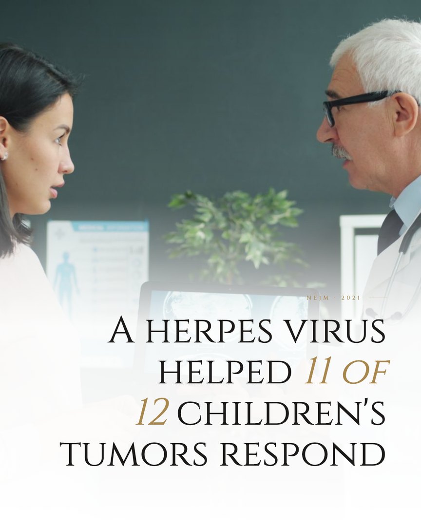 Crescent Discovery Series cover: A herpes virus helped 11 of 12 children's tumors respond