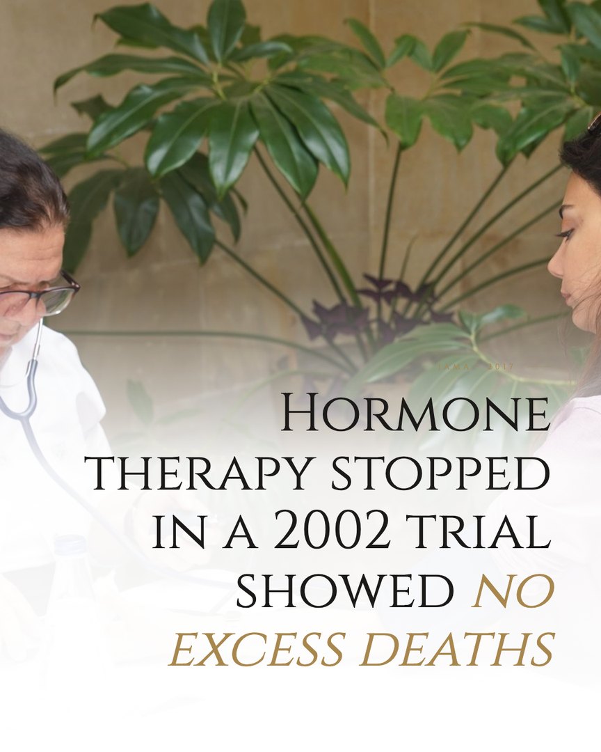Crescent Discovery Series cover: Hormone therapy stopped in a 2002 trial showed no excess deaths