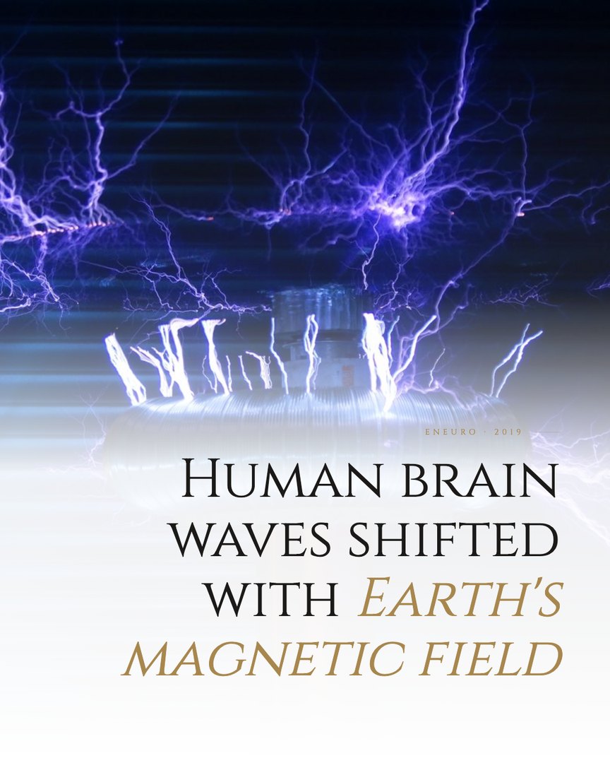 Crescent Discovery Series cover: Human brain waves shifted with Earth's magnetic field