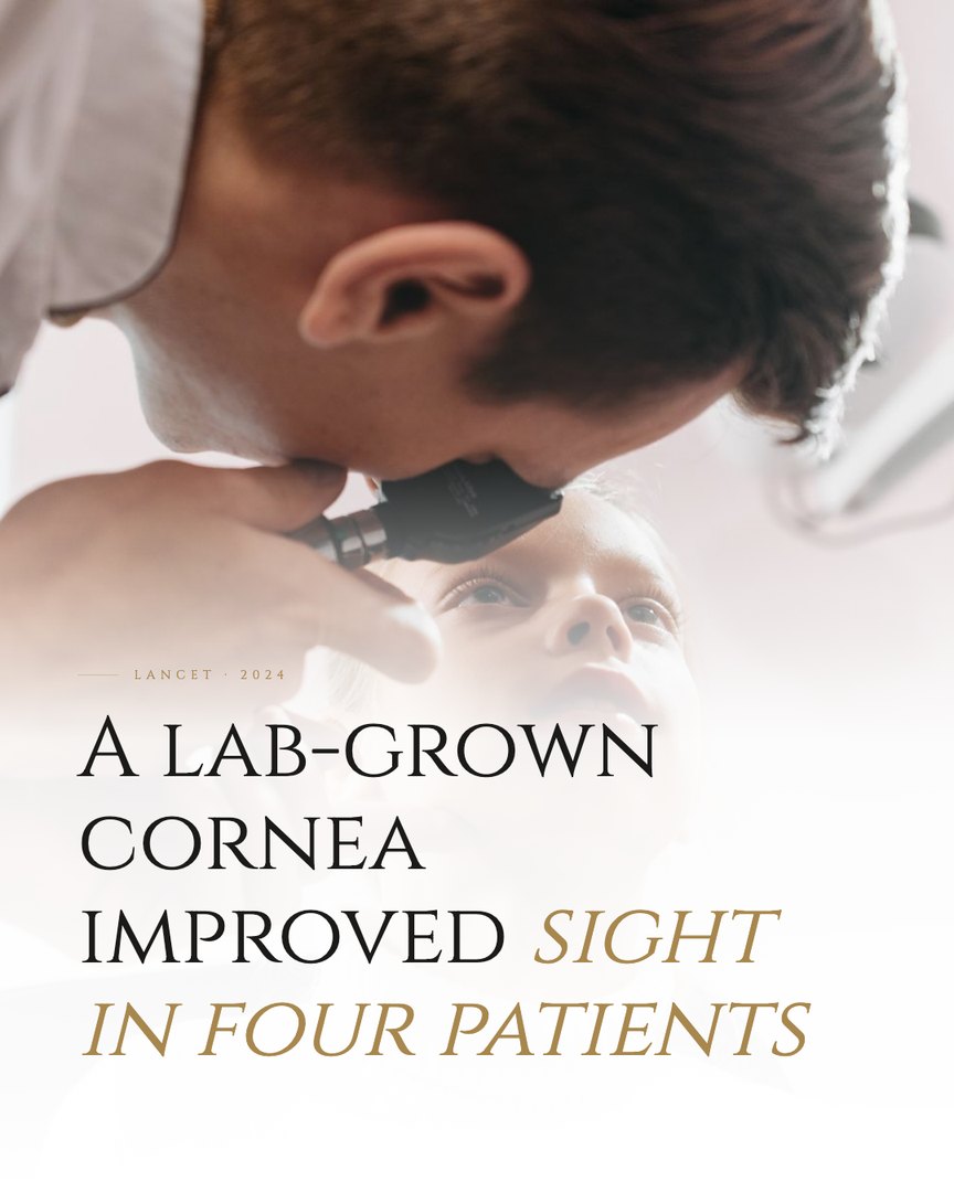 Crescent Discovery Series cover: A lab-grown cornea improved sight in four patients