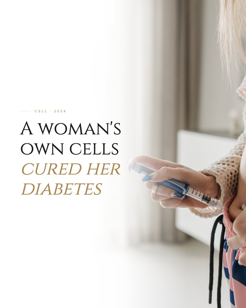 Crescent Discovery Series cover: A woman's own cells cured her diabetes
