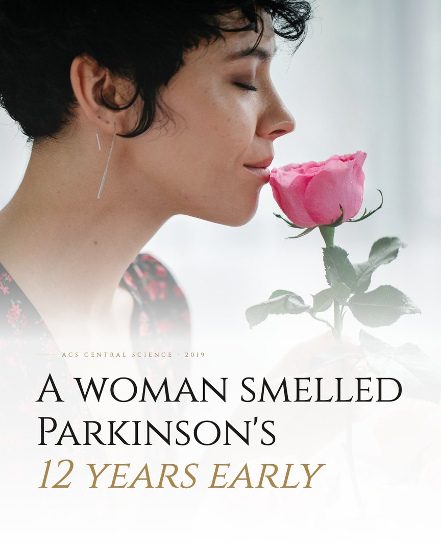 Crescent Discovery Series cover: A woman smelled Parkinson's 12 years early