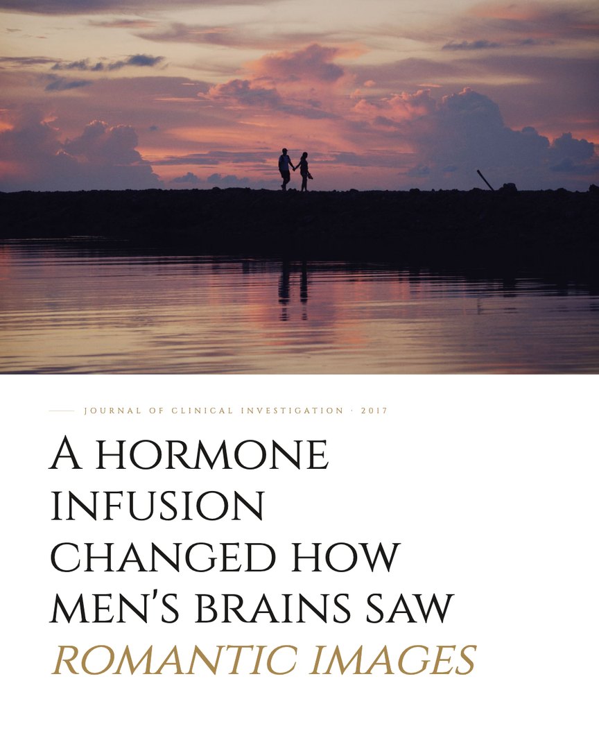 Crescent Discovery Series cover: A hormone infusion changed how men's brains saw romantic images