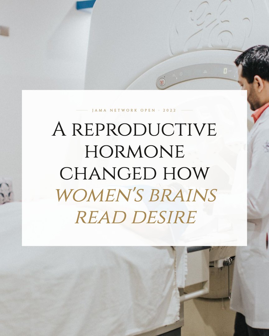 Crescent Discovery Series cover: A reproductive hormone changed how women's brains read desire
