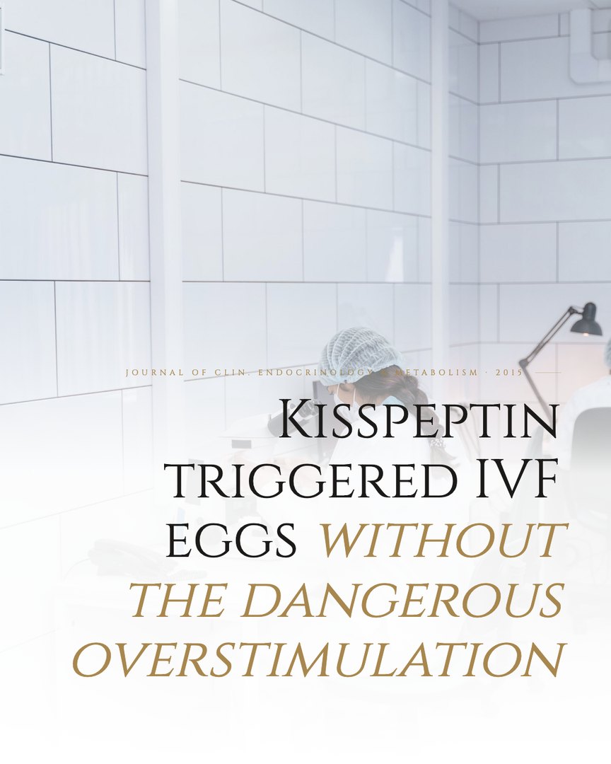 Crescent Discovery Series cover: Kisspeptin triggered IVF eggs without the dangerous overstimulation