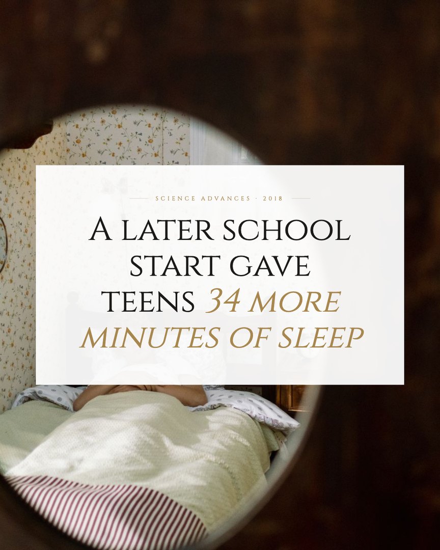 Crescent Discovery Series cover: A later school start gave teens 34 more minutes of sleep