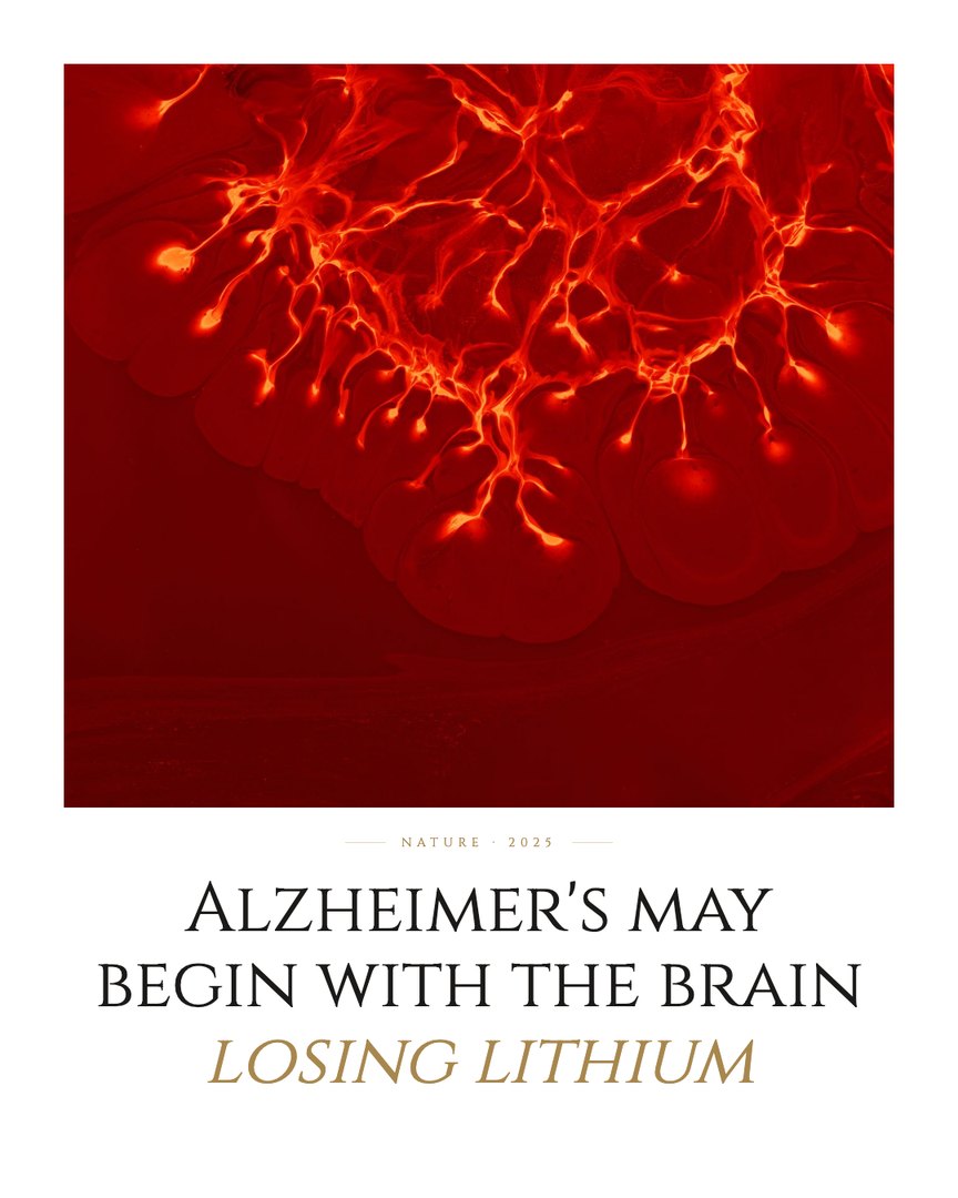 Crescent Discovery Series cover: Alzheimer's may begin with the brain losing lithium