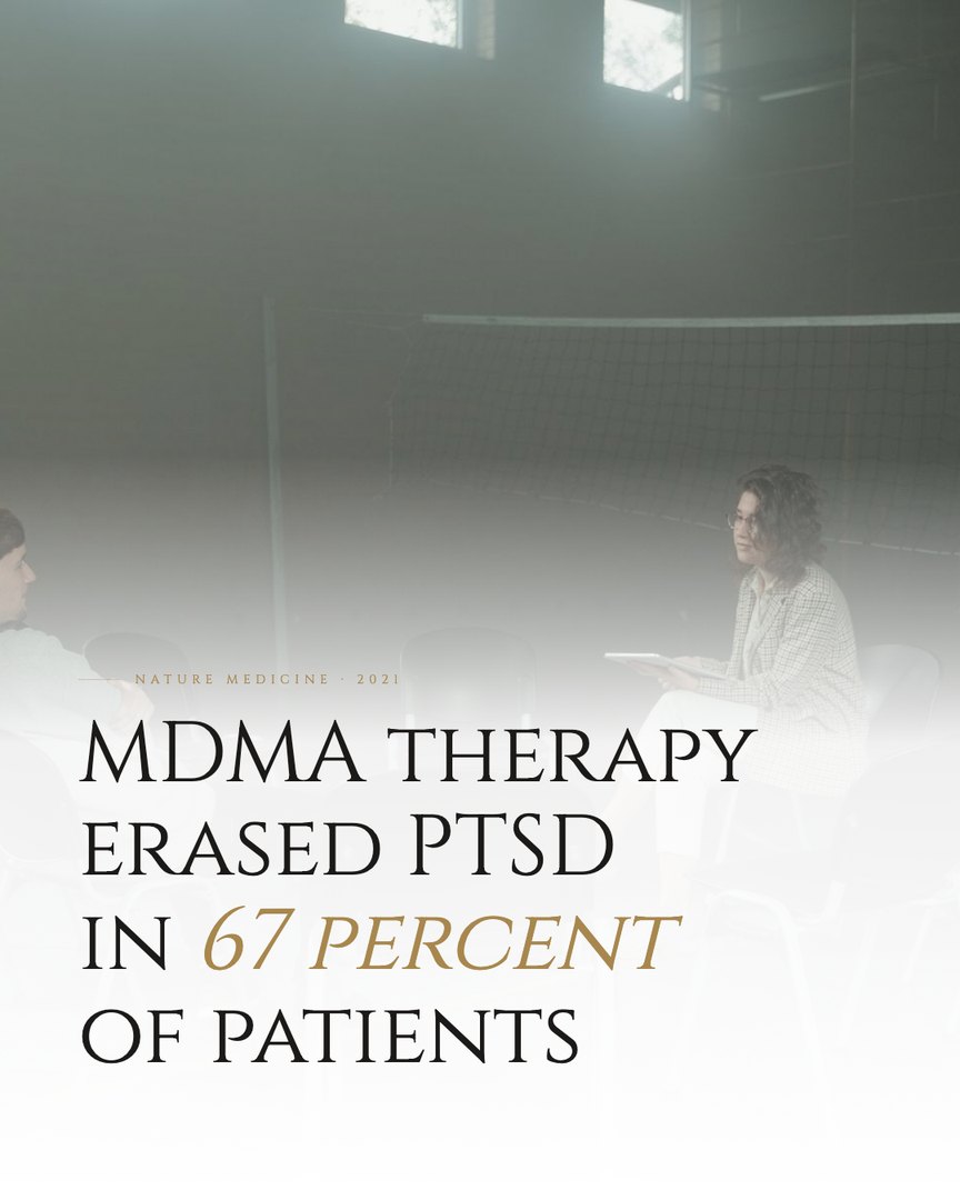 Crescent Discovery Series cover: MDMA therapy erased PTSD in 67 percent of patients