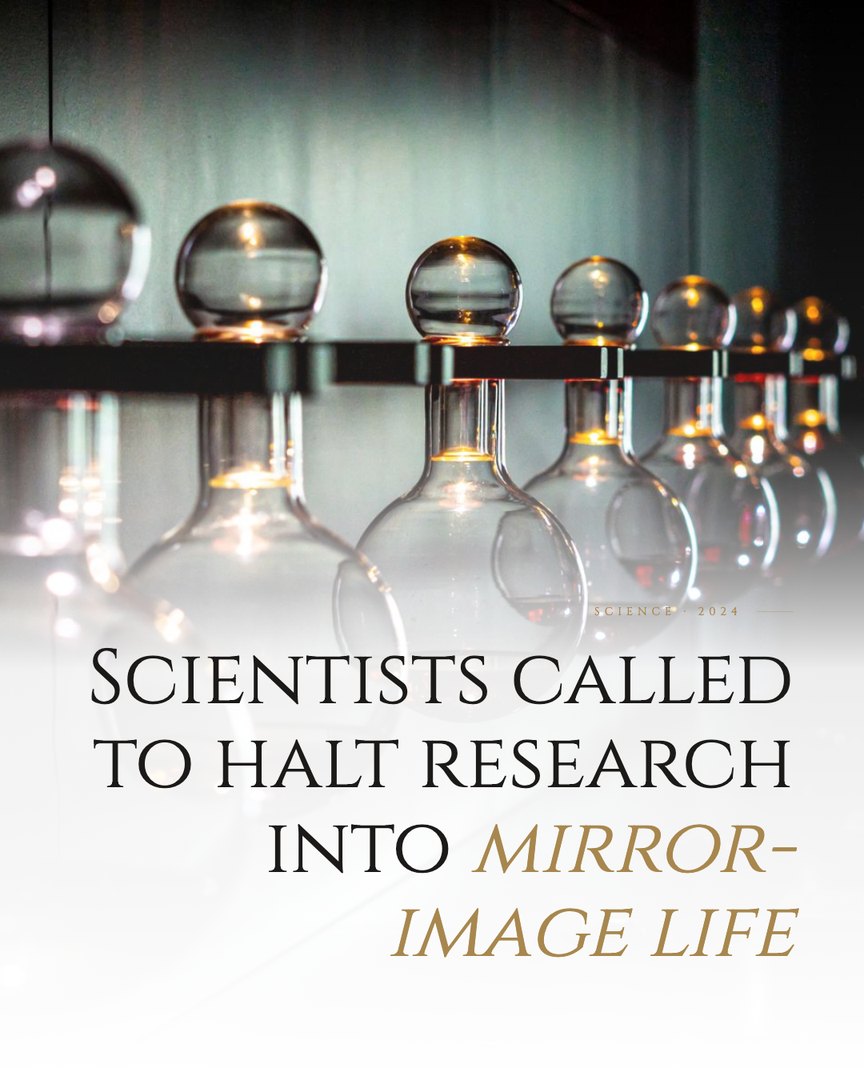 Crescent Discovery Series cover: Scientists called to halt research into mirror-image life