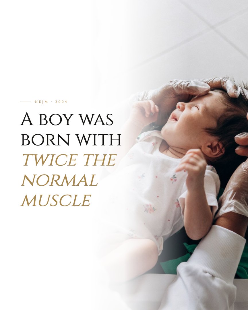 Crescent Discovery Series cover: A boy was born with twice the normal muscle
