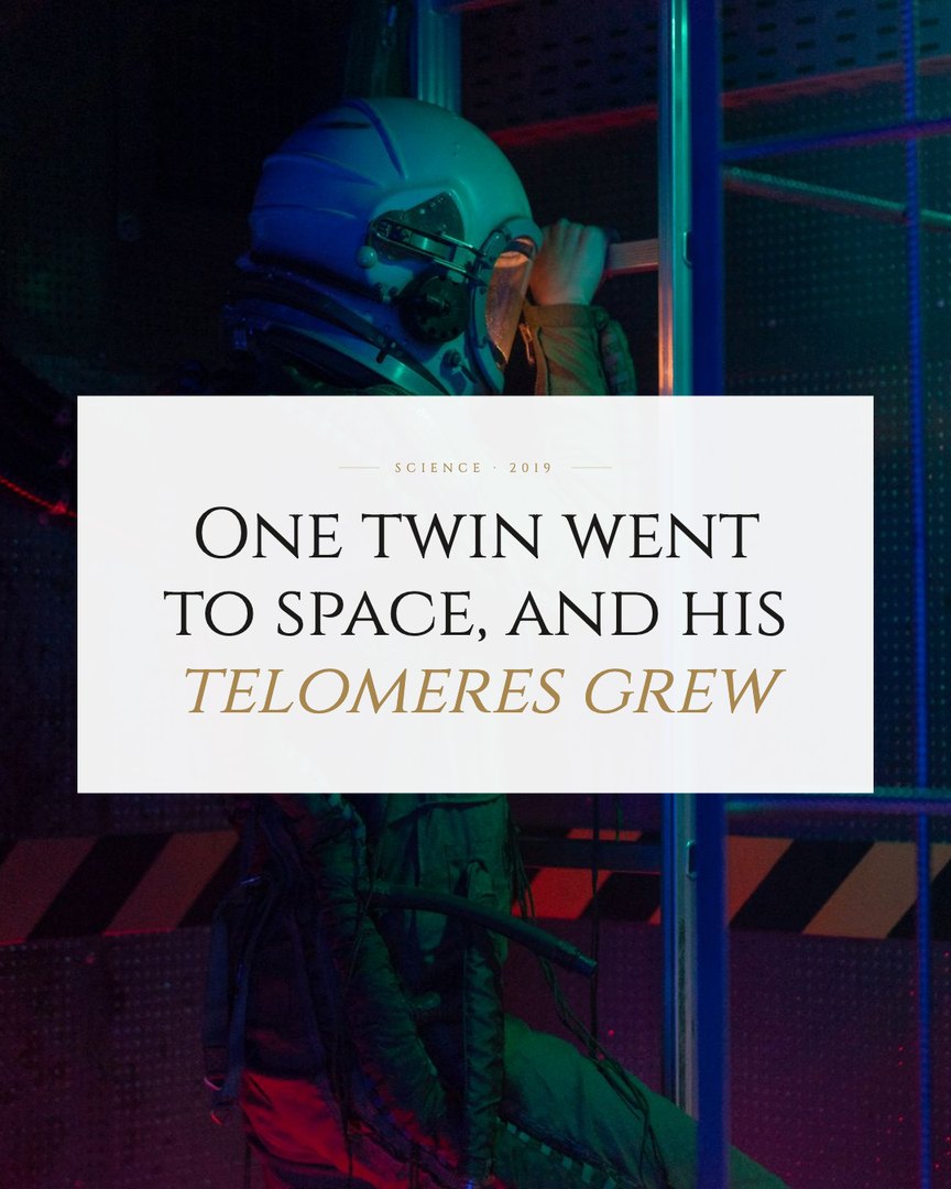 Crescent Discovery Series cover: One twin went to space, and his telomeres grew