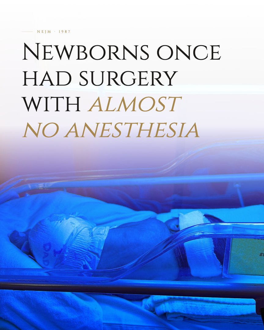 Crescent Discovery Series cover: Newborns once had surgery with almost no anesthesia