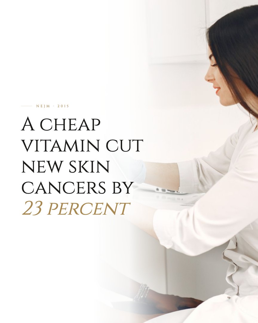 Crescent Discovery Series cover: A cheap vitamin cut new skin cancers by 23 percent