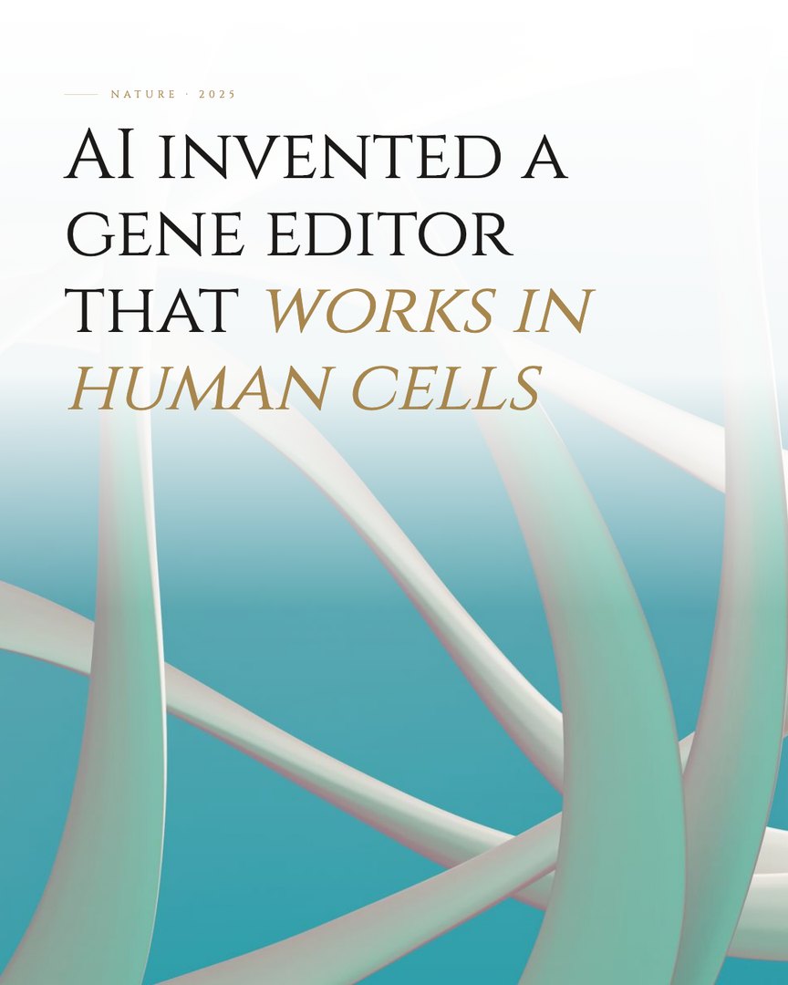 Crescent Discovery Series cover: AI invented a gene editor that works in human cells