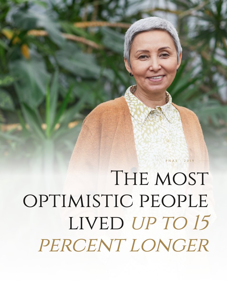 Crescent Discovery Series cover: The most optimistic people lived up to 15 percent longer