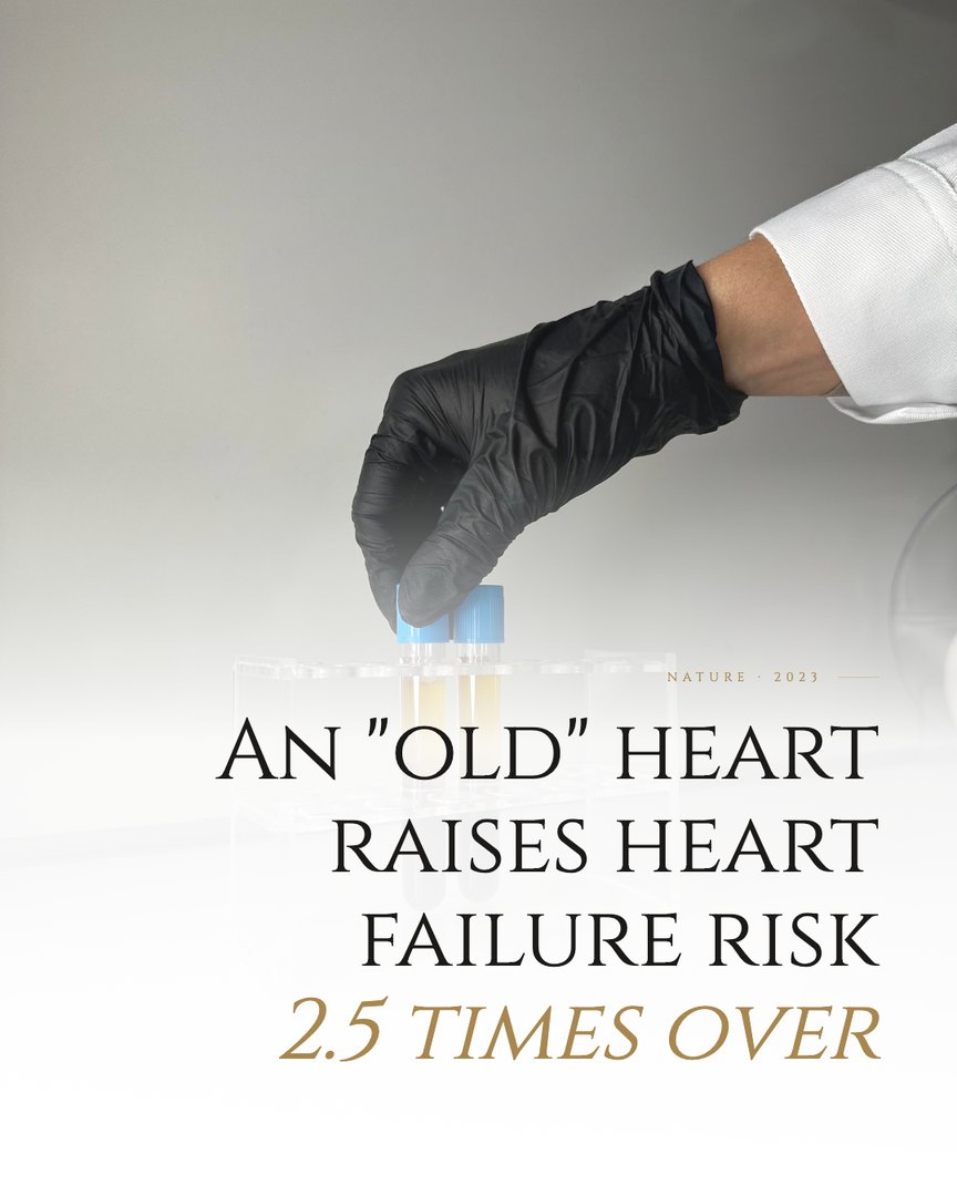 Crescent Discovery Series cover: An "old" heart raises heart failure risk 2.5 times over