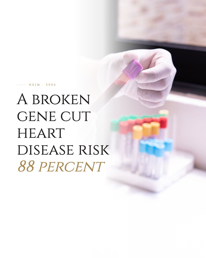 Crescent Discovery Series cover: A broken gene cut heart disease risk 88 percent