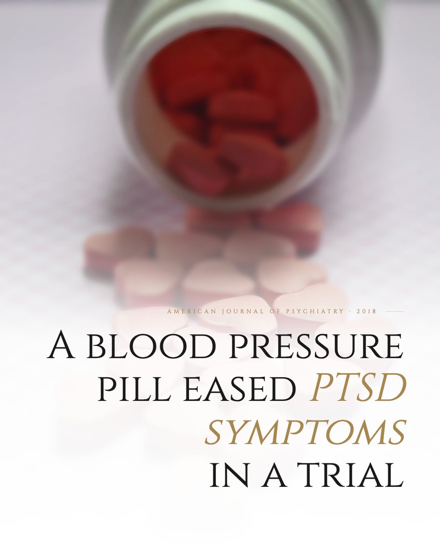 Crescent Discovery Series cover: A blood pressure pill eased PTSD symptoms in a trial