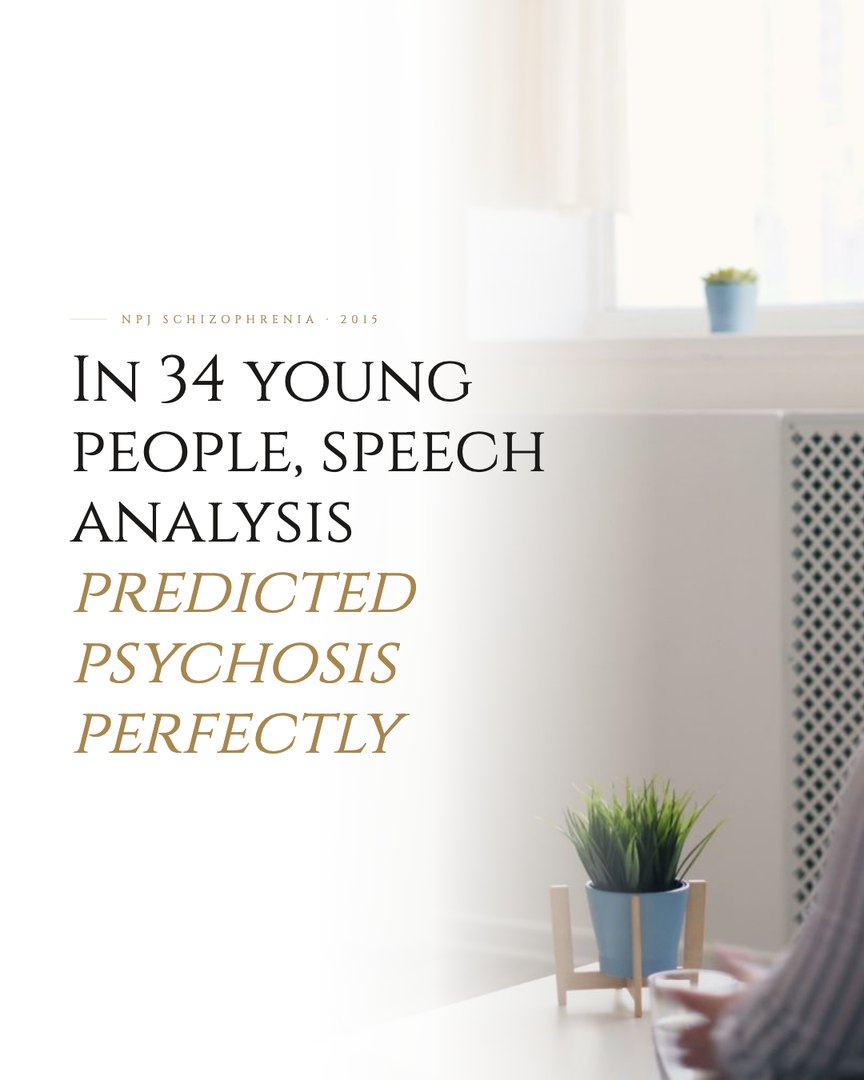 Crescent Discovery Series cover: In 34 young people, speech analysis predicted psychosis perfectly