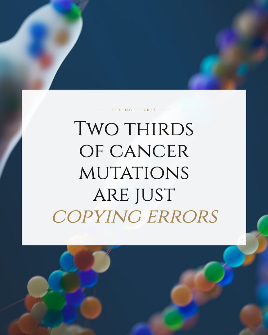 Crescent Discovery Series cover: Two thirds of cancer mutations are just copying errors