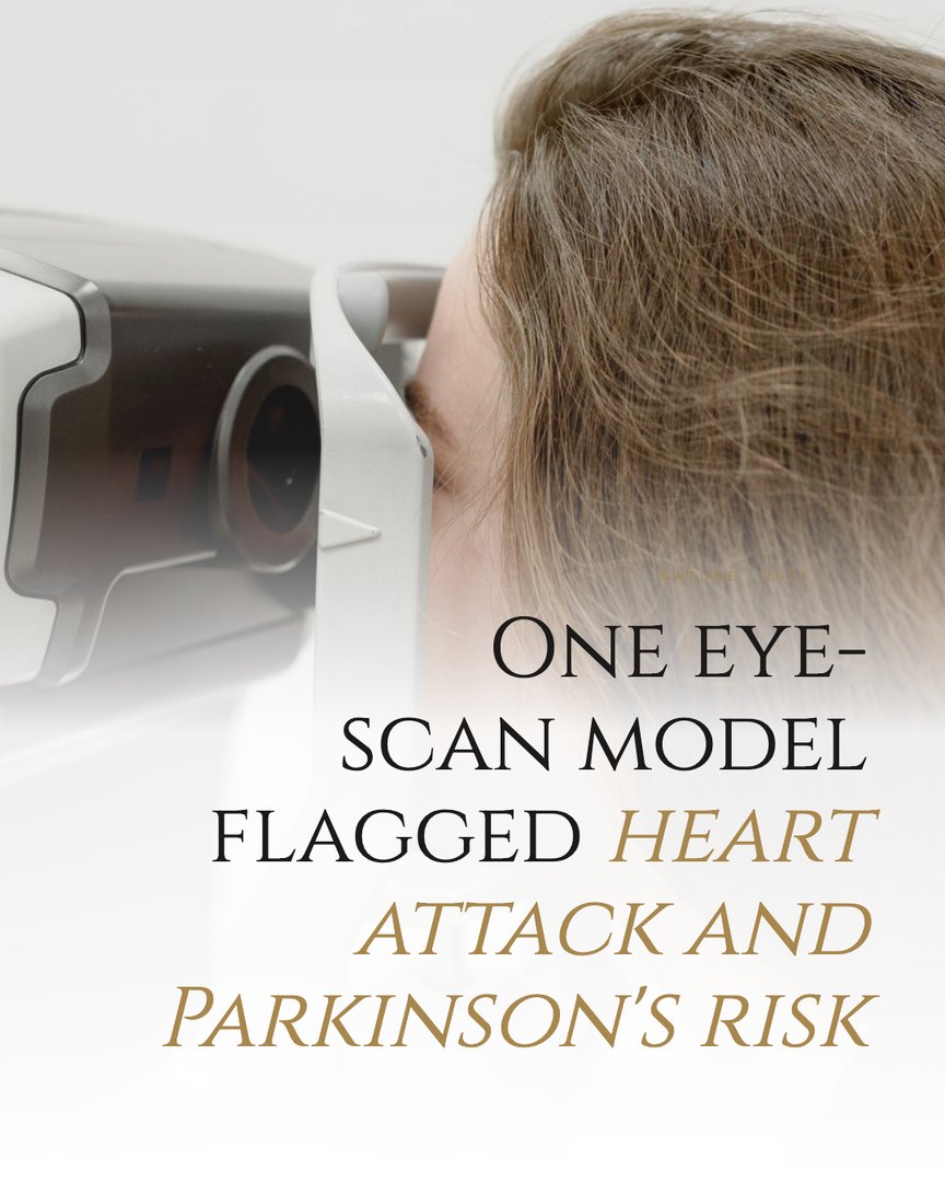 Crescent Discovery Series cover: One eye-scan model flagged heart attack and Parkinson's risk
